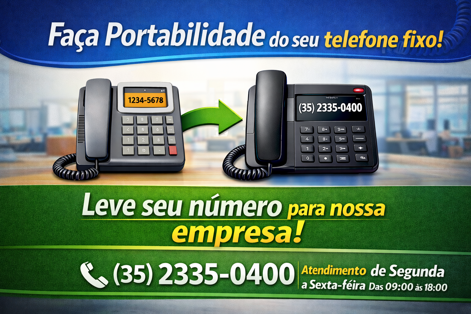 Portabilidade de telefone fixo